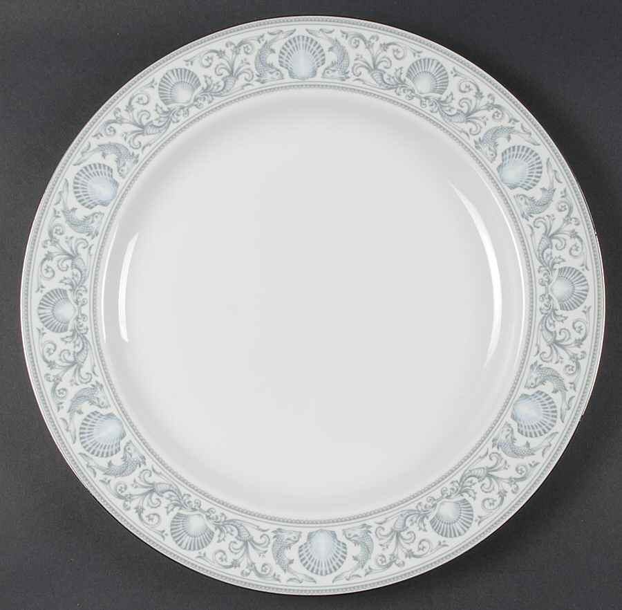 White Dolphins 13" Chop Plate (Round Platter) by Wedgwood-1