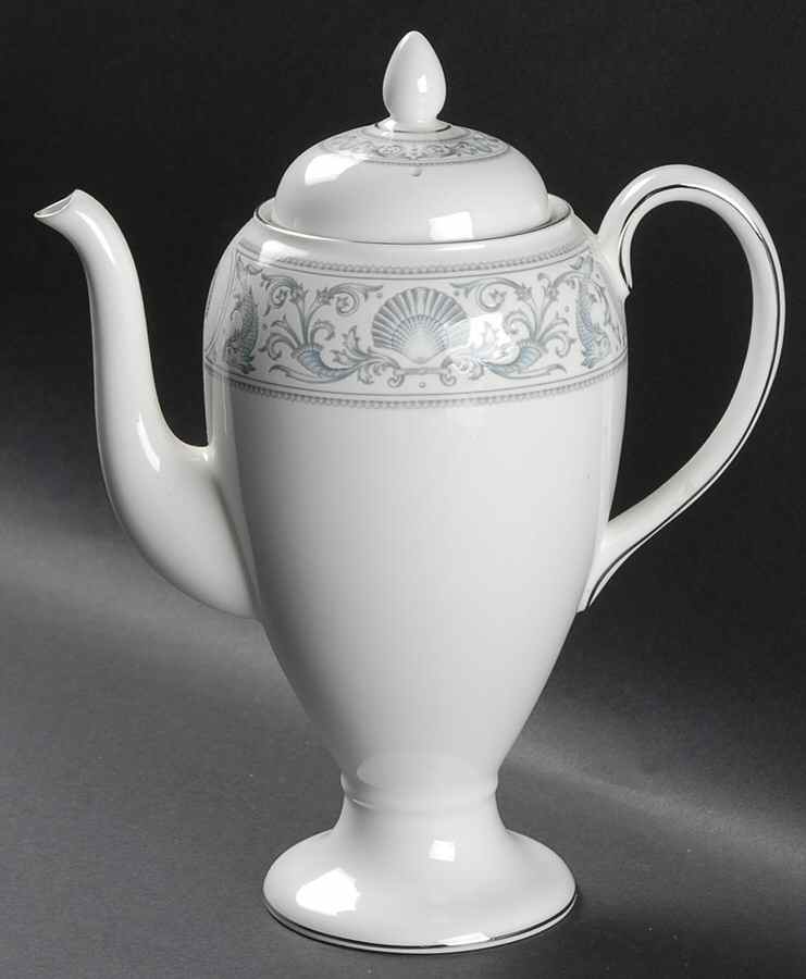 White Dolphins Coffee Pot & Lid by Wedgwood-1