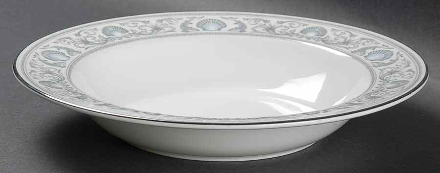 White Dolphins Rim Soup Bowl by Wedgwood-1