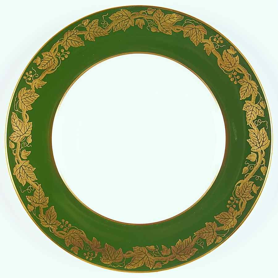 Whitehall (Arris Green Rim) Bread & Butter Plate by Wedgwood-1