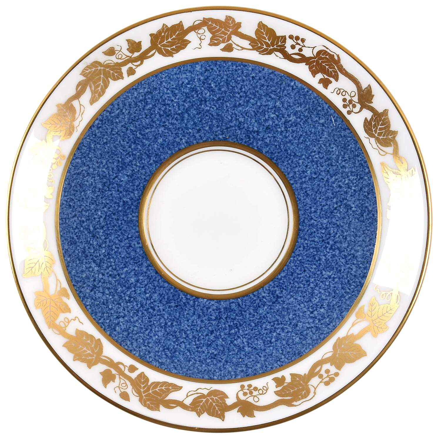 Whitehall (Powder Blue Band) Saucer for Leigh Shape Footed Cup by Wedgwood-1