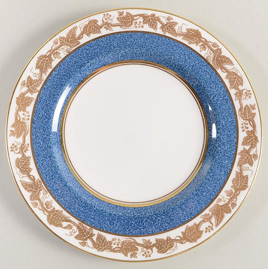Whitehall (Powder Blue Band) Dessert/Pie Plate by Wedgwood-1