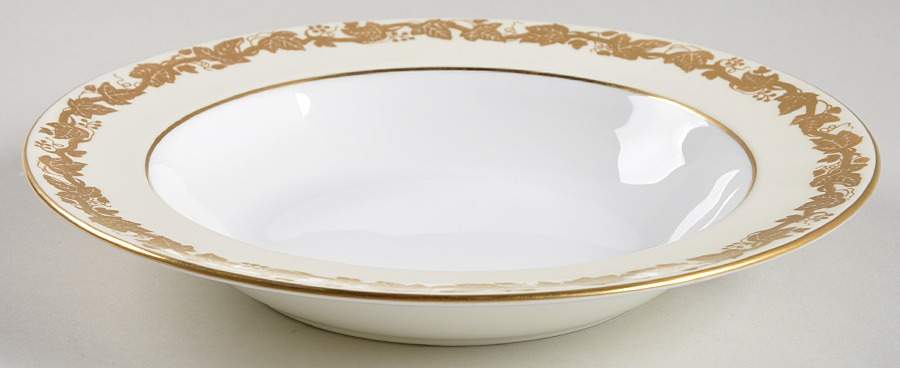 Whitehall (Cream Rim) Rim Soup Bowl by Wedgwood-1