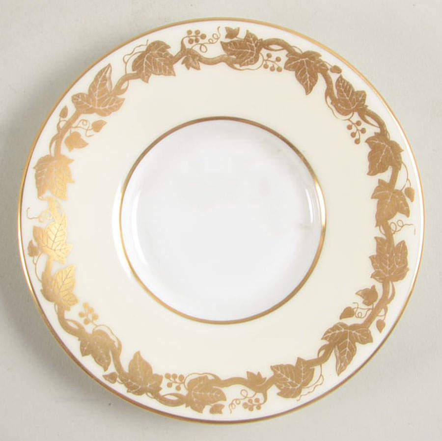 Whitehall (Cream Rim) Saucer for Bond Shape Demitasse Cup by Wedgwood-1