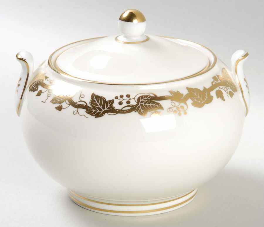 Whitehall (Cream Rim) 146 Shape Sugar Bowl No Lid by Wedgwood-1