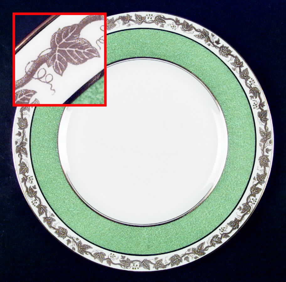 Whitehall (Powder Green Band) Dinner Plate by Wedgwood-1