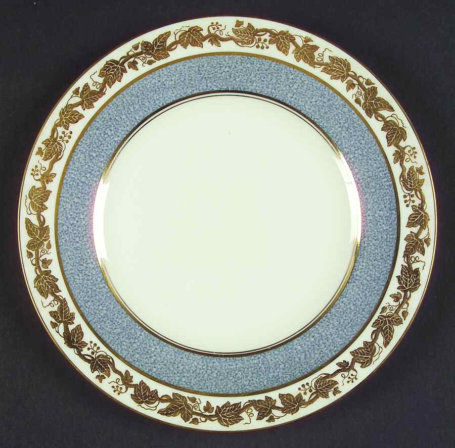 Whitehall (Powder Gray Band) Salad Plate by Wedgwood-1