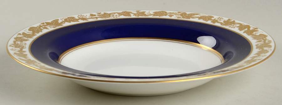 Whitehall (Mazarine Blue Band) Rim Soup Bowl by Wedgwood-1