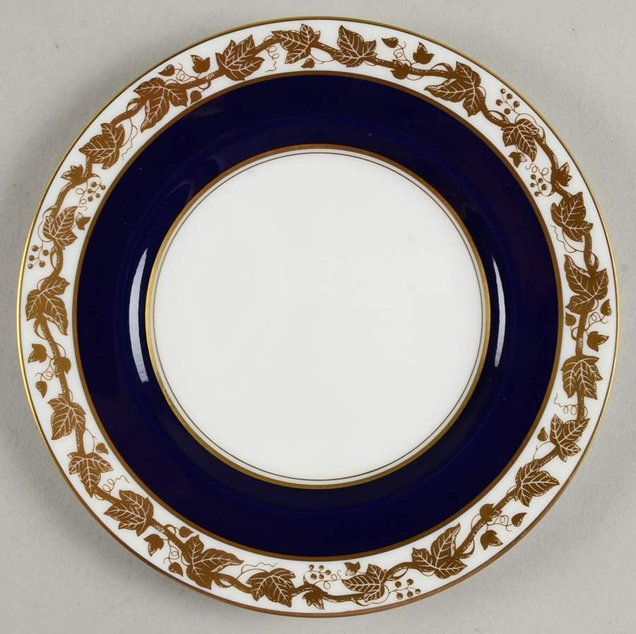 Whitehall (Mazarine Blue Band) Dessert/Pie Plate by Wedgwood-1