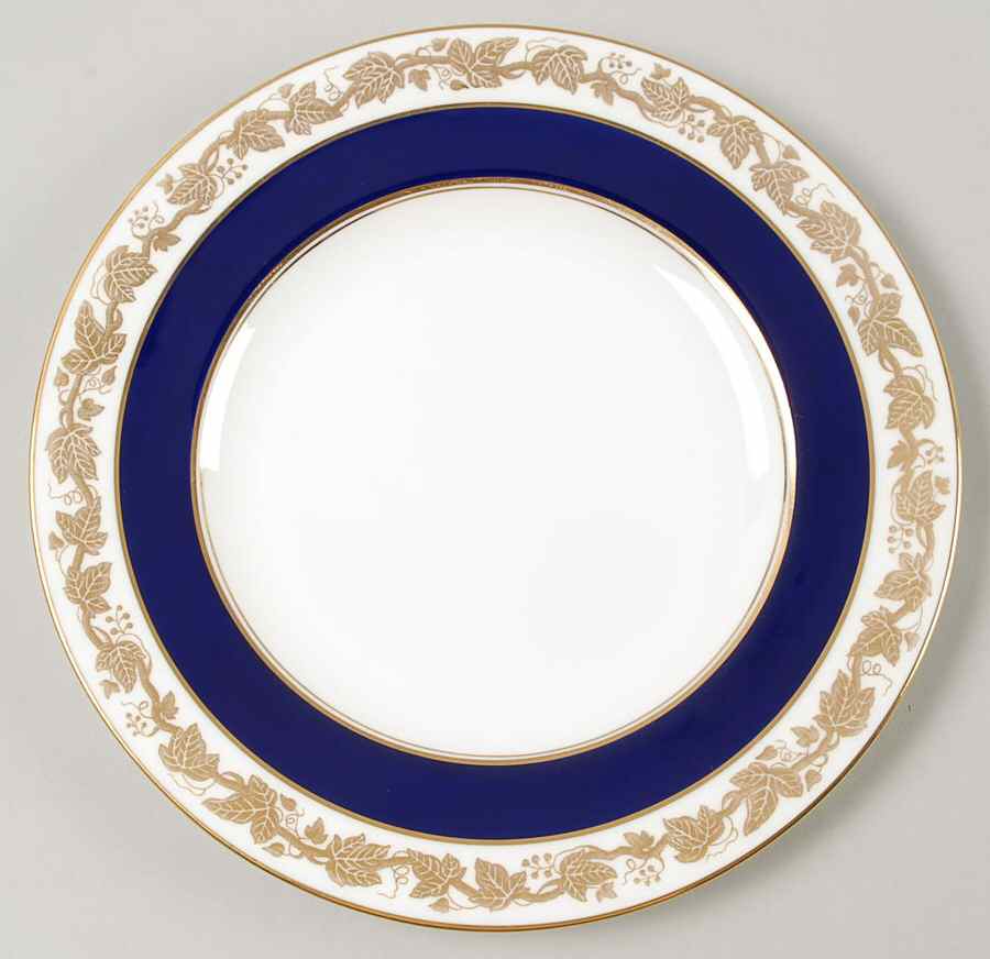 Whitehall (Mazarine Blue Band) Salad Plate by Wedgwood-1