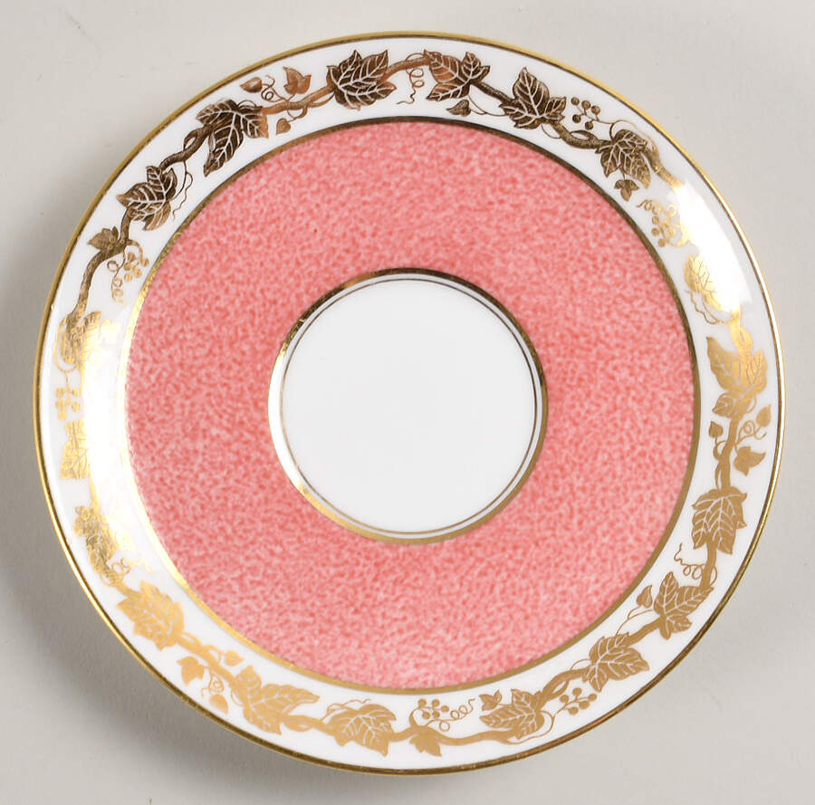 Whitehall (Powder Pink Band) Saucer by Wedgwood-1