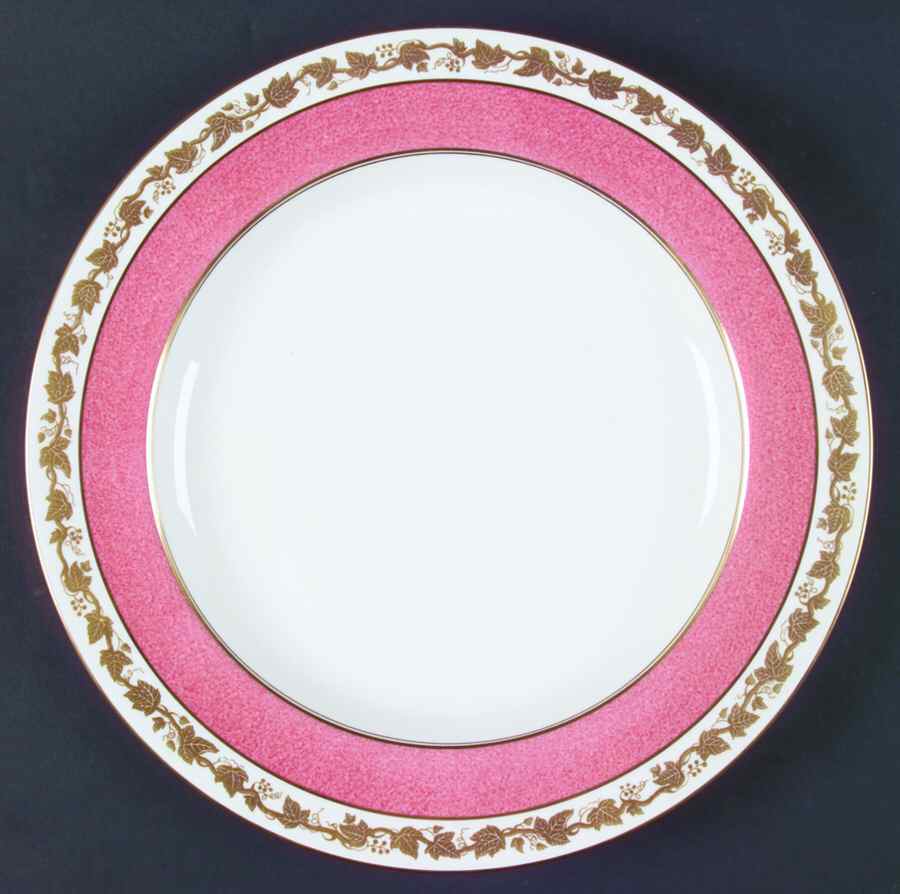 Whitehall (Powder Pink Band) 13" Chop Plate (Round Platter) by Wedgwood-1