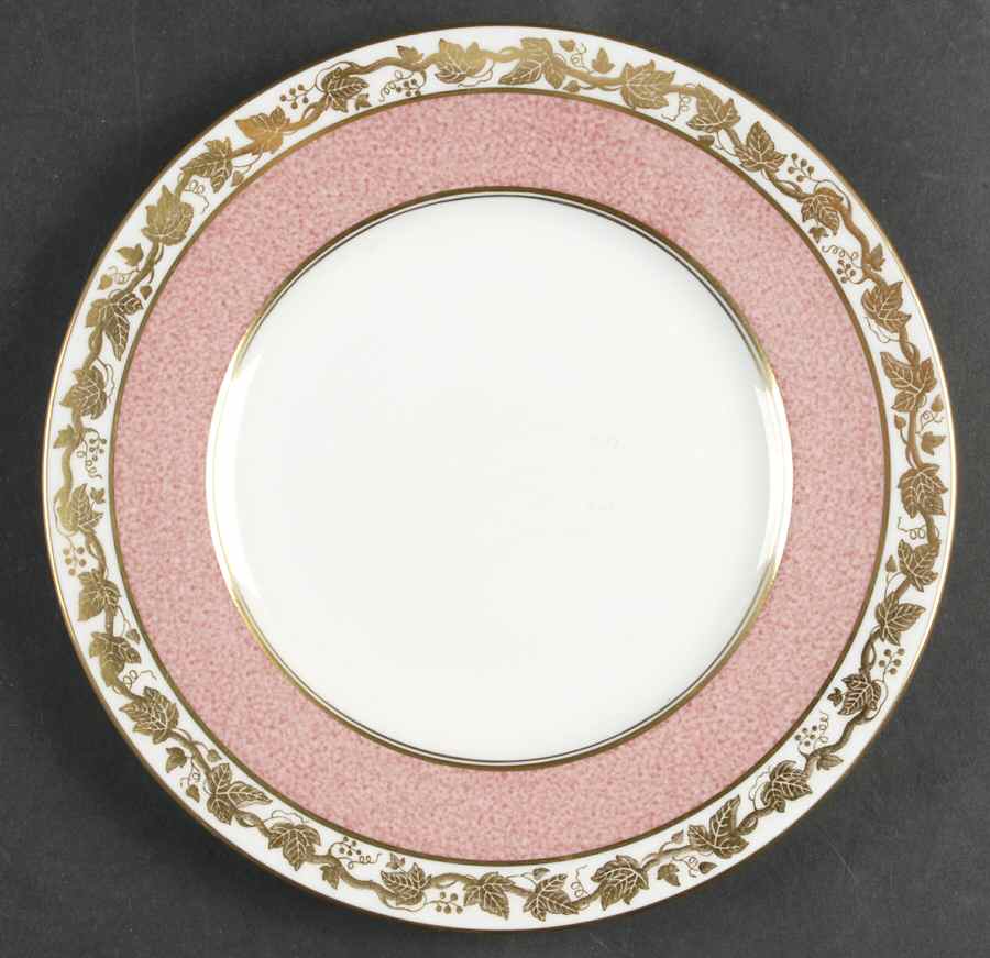 Whitehall (Powder Pink Band) Luncheon Plate by Wedgwood-1