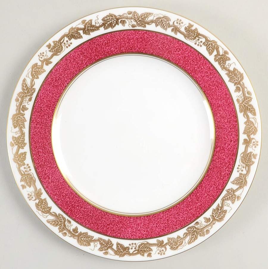 Whitehall (Powder Ruby Band) Salad Plate by Wedgwood-1