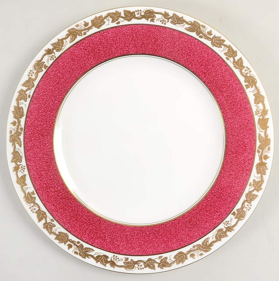 Whitehall (Powder Ruby Band) Dinner Plate by Wedgwood-1