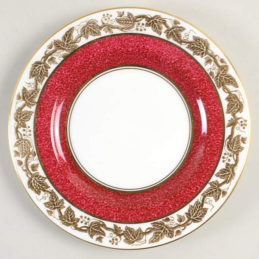 Whitehall (Powder Ruby Band) Bread & Butter Plate by Wedgwood-1