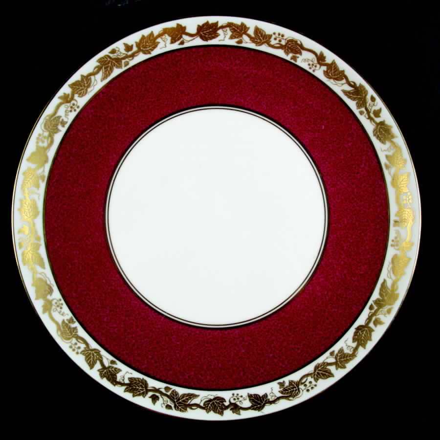 Whitehall (Powder Ruby Band) Cake Plate by Wedgwood-1