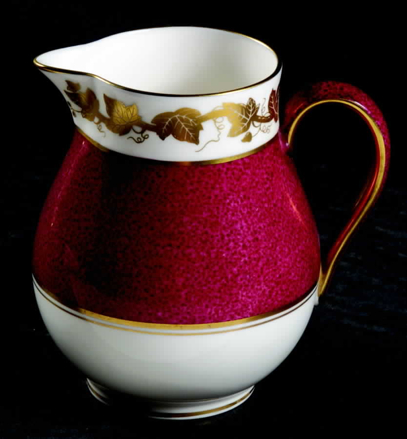 Whitehall (Powder Ruby Band) Creamer by Wedgwood-1