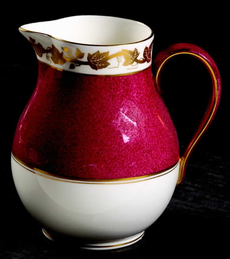 Whitehall (Powder Ruby Band) 16 Oz Pitcher by Wedgwood-1