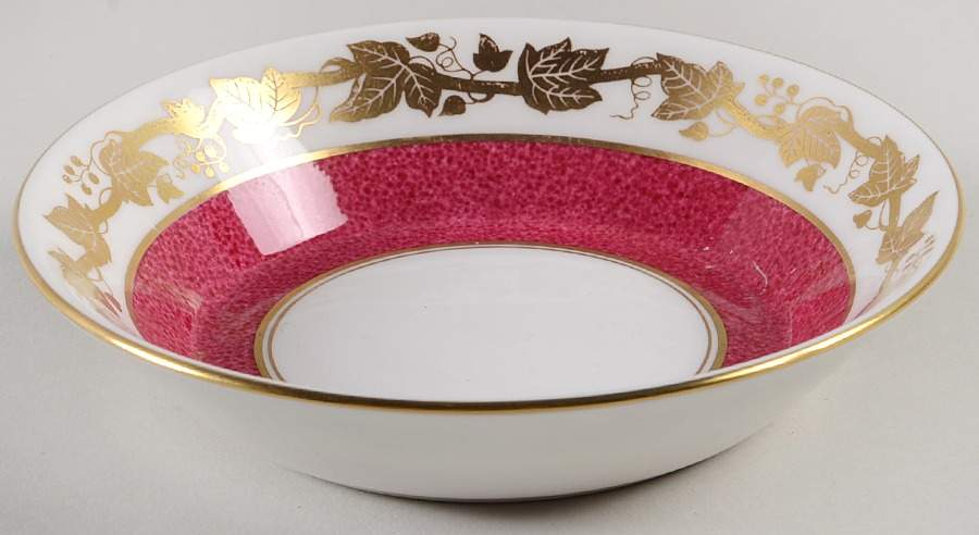 Whitehall (Powder Ruby Band) Fruit/Dessert (Sauce) Bowl by Wedgwood-1