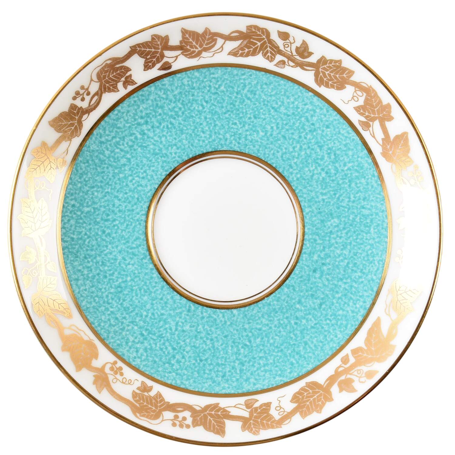 Whitehall (Powder Turquoise Band) Saucer by Wedgwood-1