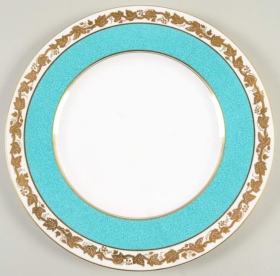 Whitehall (Powder Turquoise Band) Dinner Plate by Wedgwood-1