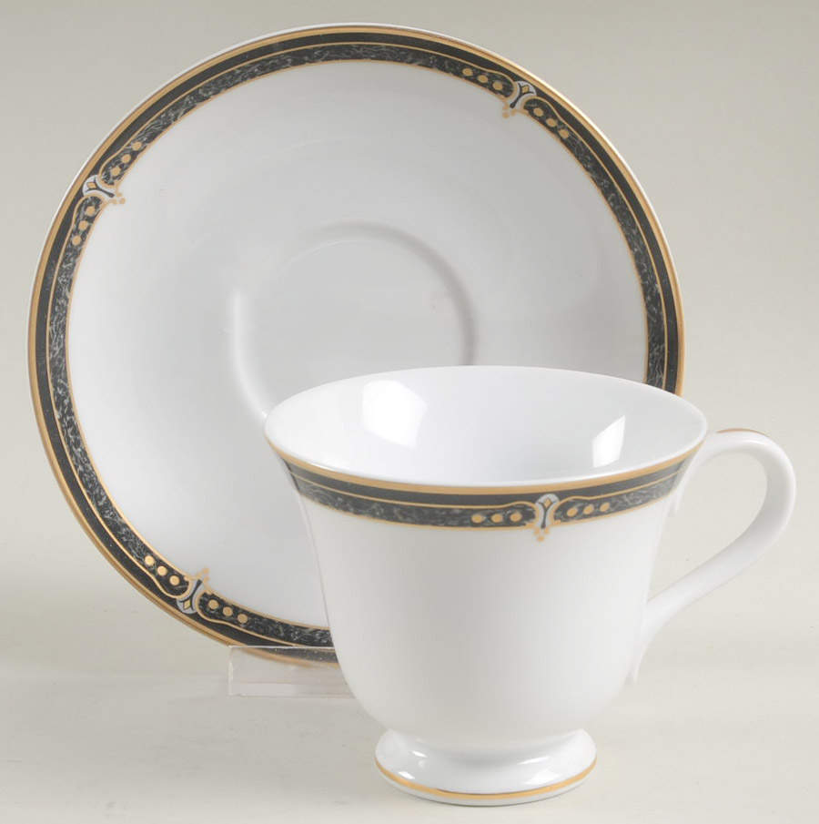 Whitfield Footed Cup & Saucer Set by Wedgwood-1