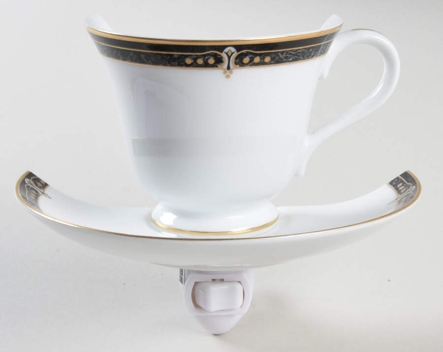 Whitfield 4 3/8"-4 5/8" Night Light/Cup & Saucer HC by Wedgwood-1