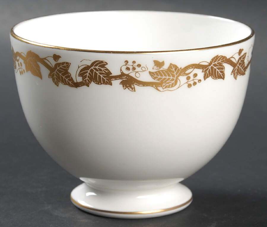 Whitehall (White Rim) Open Sugar Bowl by Wedgwood-1