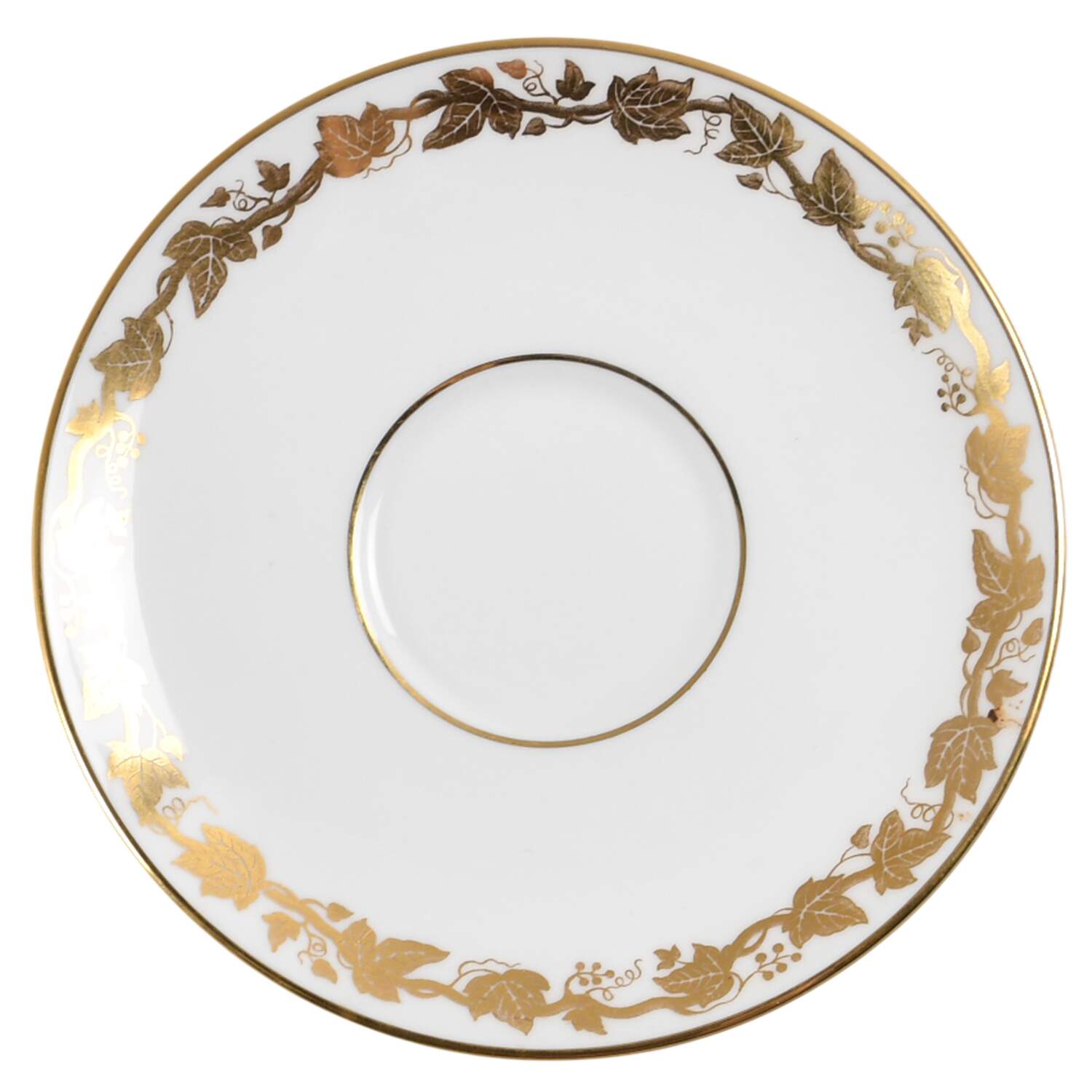Whitehall (White Rim) Saucer for Cream Soup Bowl by Wedgwood-1