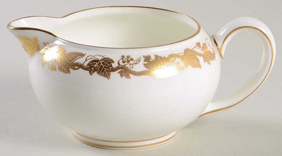 Whitehall (White Rim) 146 Shape Creamer by Wedgwood-1