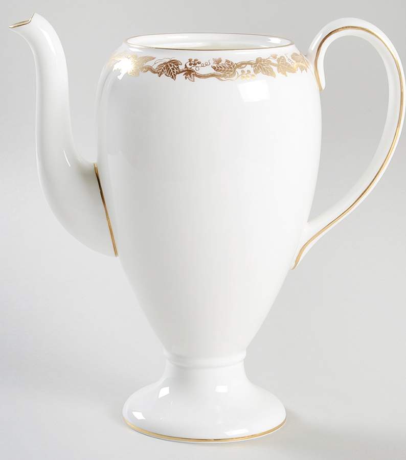 Whitehall (White Rim) Coffee Pot No Lid by Wedgwood-1