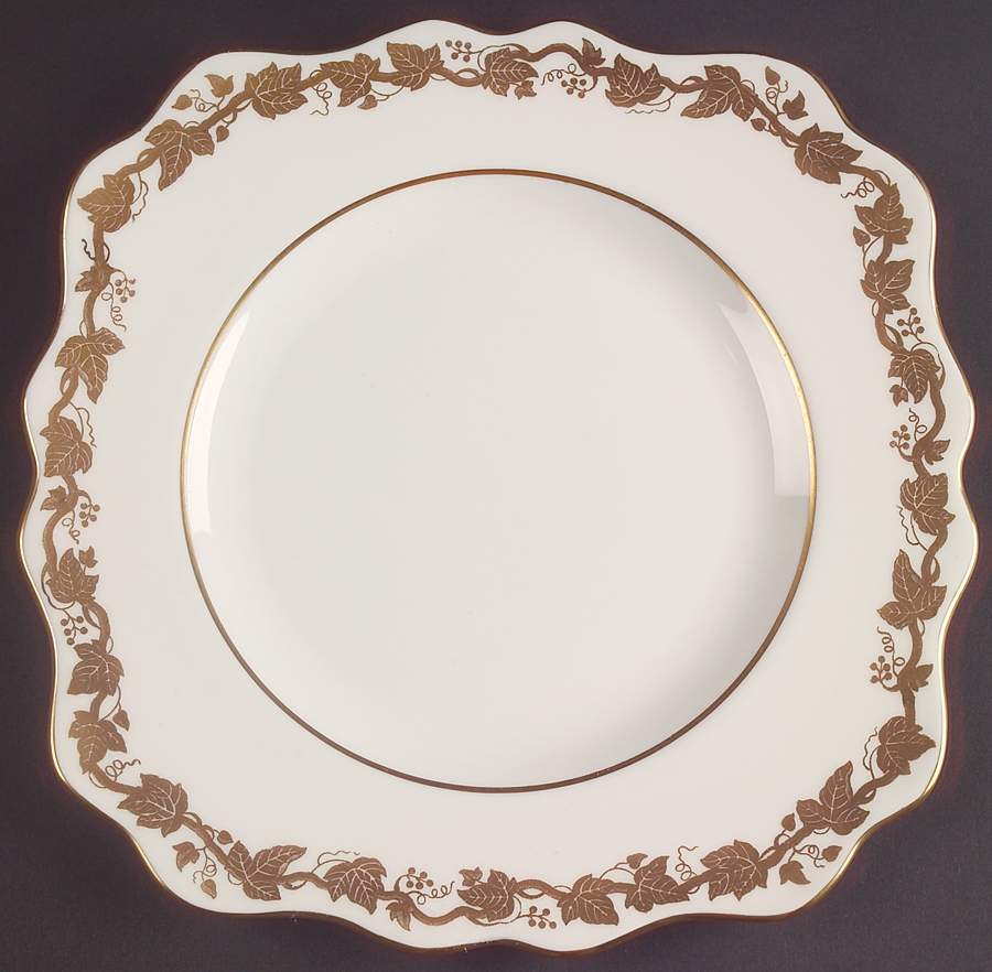 Whitehall (White Rim) Square Luncheon Plate by Wedgwood-1