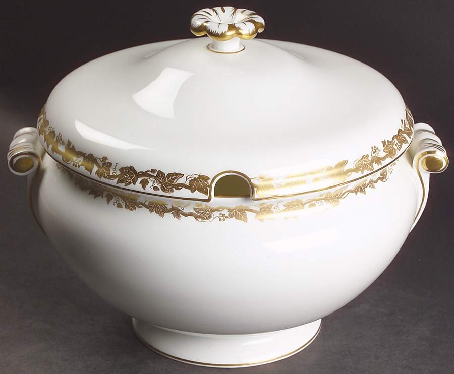 Whitehall (White Rim) Tureen &  Lid by Wedgwood-1