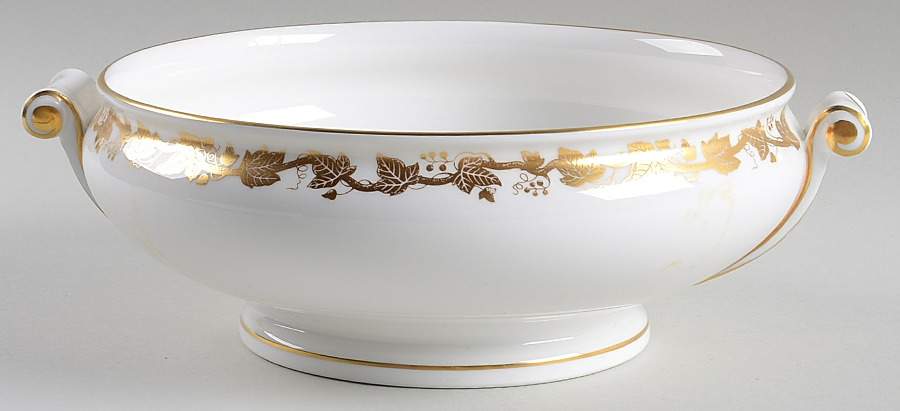 Whitehall (White Rim) Round Vegetable No Lid by Wedgwood-1