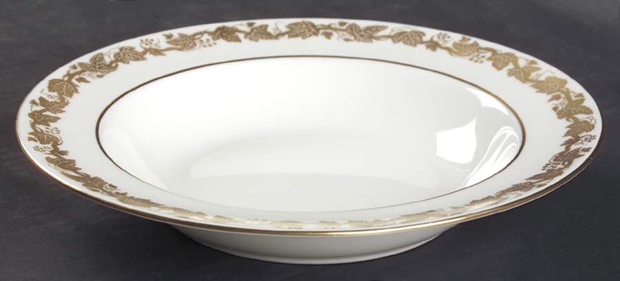 Whitehall (White Rim) Rim Soup Bowl by Wedgwood-1