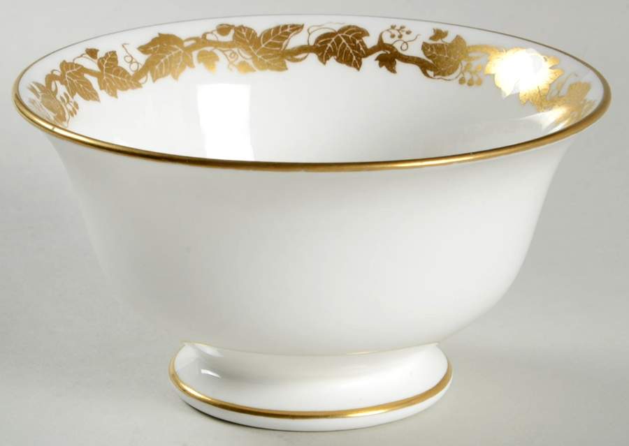 Whitehall (White Rim) Footed Open Sugar Bowl by Wedgwood-1