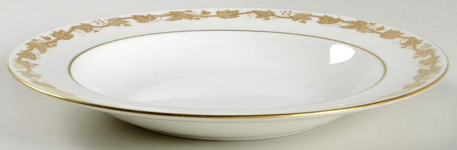 Whitehall (White Rim) Large Rim Soup Bowl by Wedgwood-1