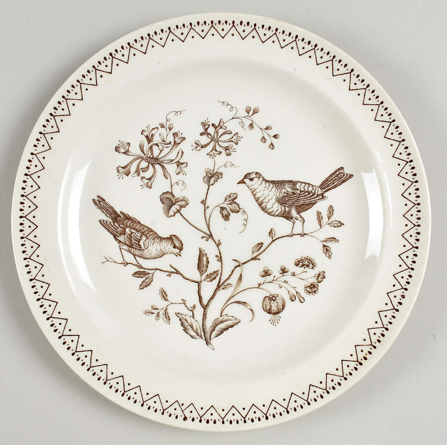 Williamsburg Aviary Luncheon Plate by Wedgwood-1