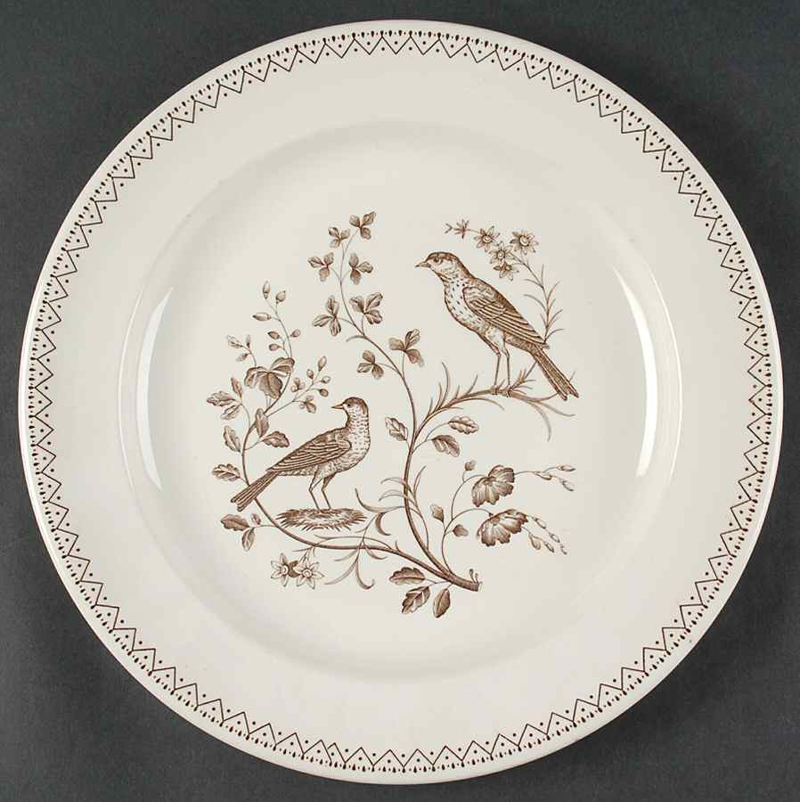 Williamsburg Aviary 12" Chop Plate (Round Platter) by Wedgwood-1