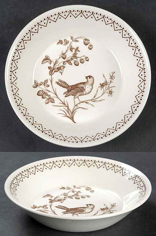 Williamsburg Aviary Fruit/Dessert (Sauce) Bowl by Wedgwood-1