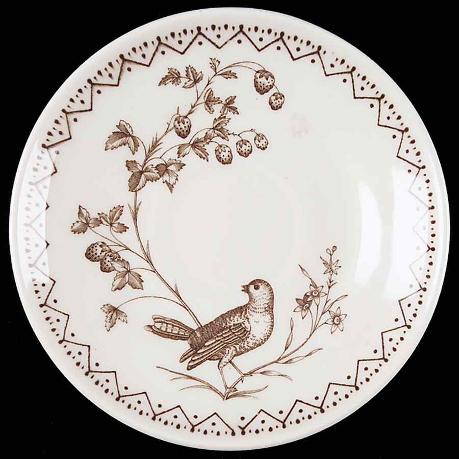 Williamsburg Aviary Saucer for Demitasse Cup by Wedgwood-1