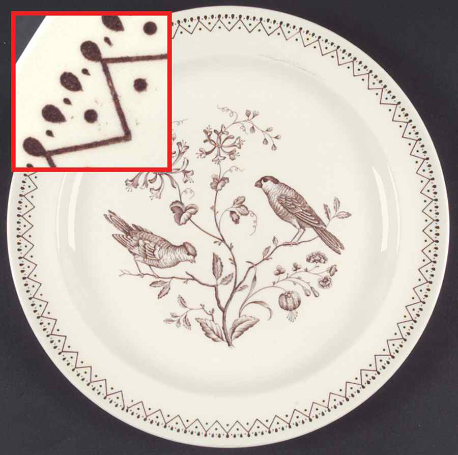 Williamsburg Aviary Dinner Plate by Wedgwood-1