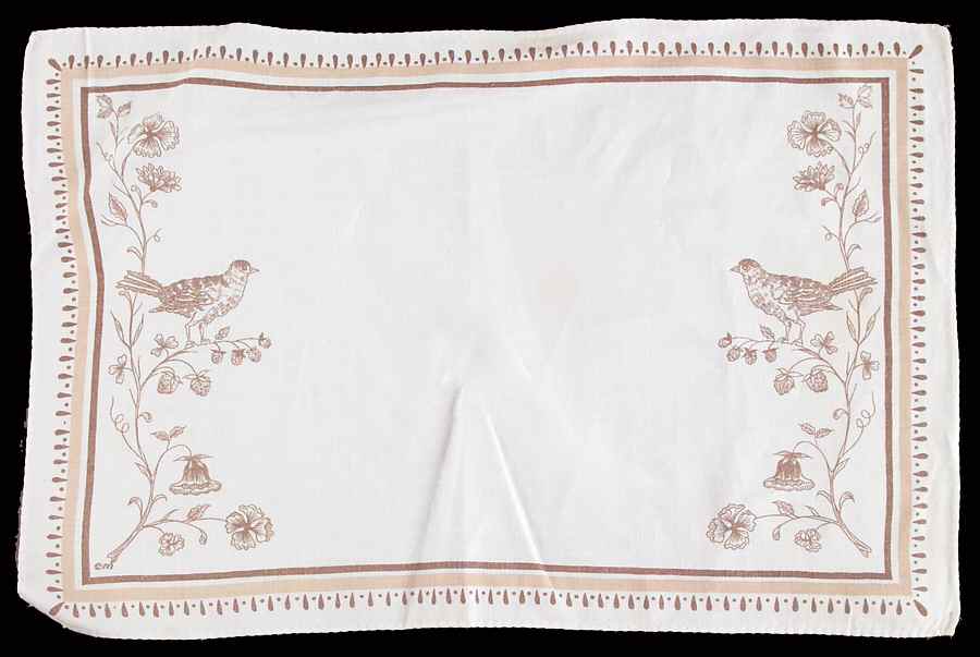Williamsburg Aviary Cloth Placemat by Wedgwood-1