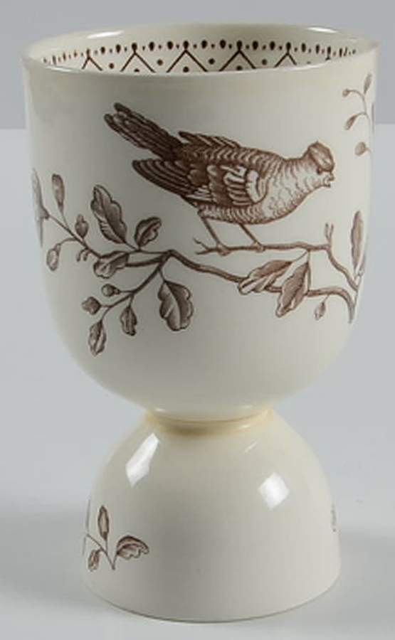 Williamsburg Aviary Double Egg Cup by Wedgwood-1