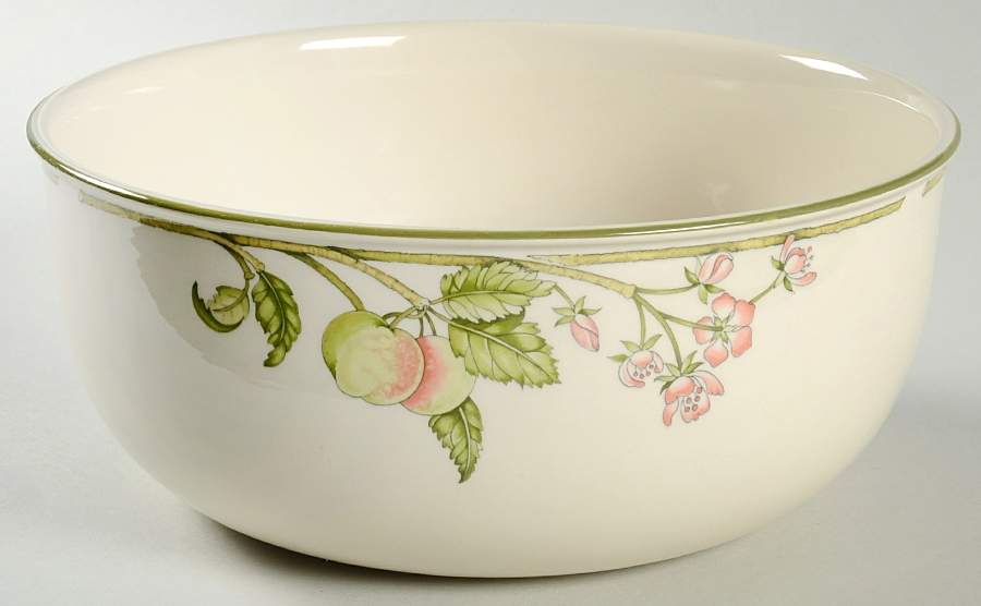 Wild Apple (Granada Sterling Shape) 9" Round Vegetable Bowl by Wedgwood-1