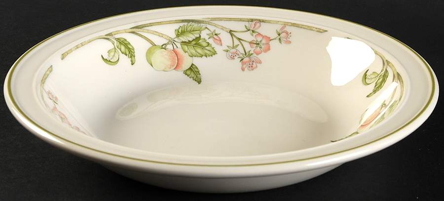 Wild Apple (Granada Sterling Shape) Large Rim Soup Bowl by Wedgwood-1