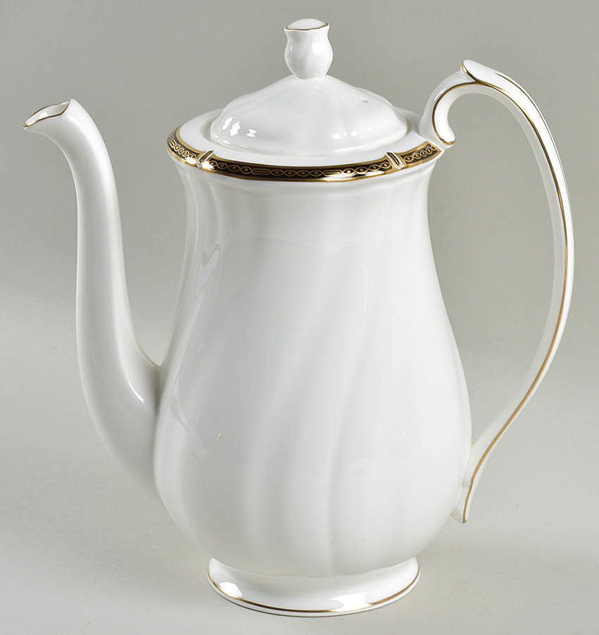 Windsor Black Coffee Pot & Lid by Wedgwood-1