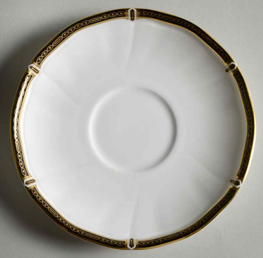 Windsor Black Saucer for Demitasse Cup by Wedgwood-1