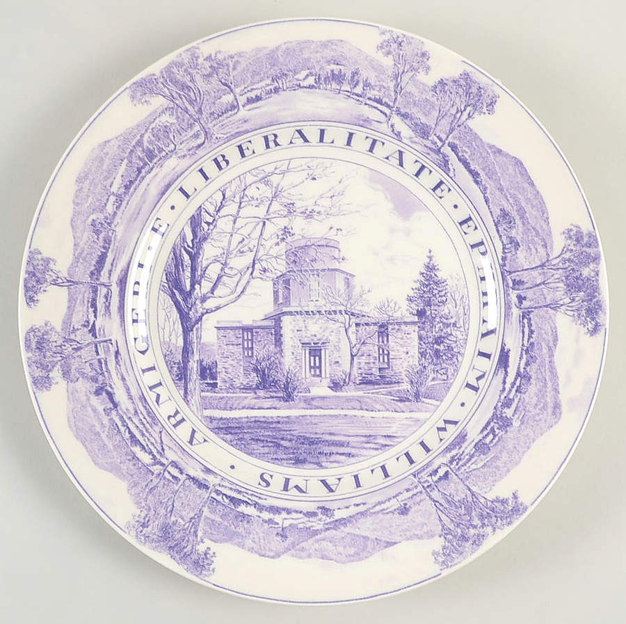 Williams College Mulberry Dinner Plate by Wedgwood-1